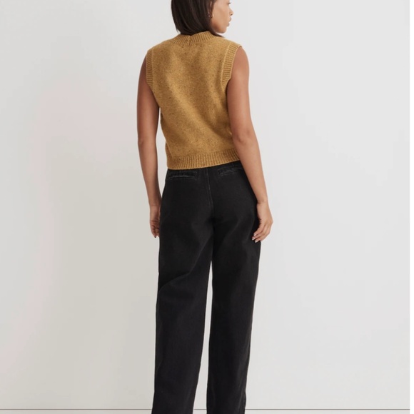 Madewell Mustard Yellow Wool Vest XS - Picture 3 of 7